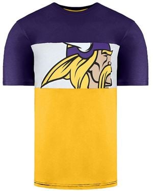 Fanatics Nfl Minnesota Vikings T-Shirt Cotton - Blue