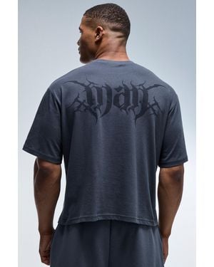 BoohooMAN Active Boxy T-Shirt - Blue