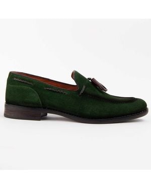Purapiel Mocassin Moretto2 Groen - Zwart
