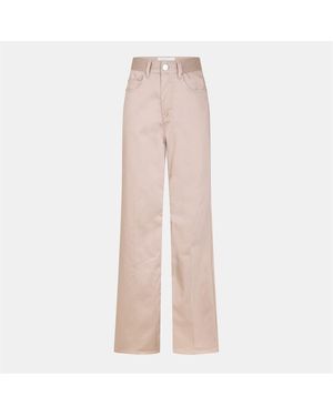 Ami Paris Ami Paris Flared High Rise Five Pocket Jeans - Pink