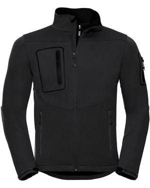 Russell Sports Soft Shell Jacket - Black