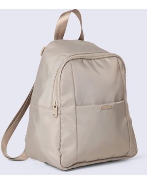 Mountain Warehouse Mini Backpack With Adjustable Straps & Zipped Pockets - Natural
