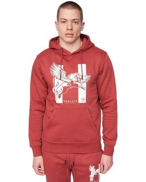 Henleys Curveball Hoodie - Red