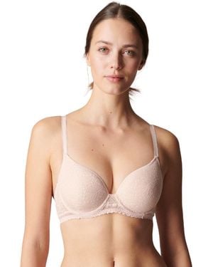 Simone Perele Comete Spacer Plunge Bra - Pink