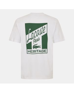 Lacoste Graphic Regular Fit T-Shirt - Green