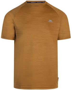 Trespass Leecana Tp75 T-Shirt (Ginger Marl) - Brown