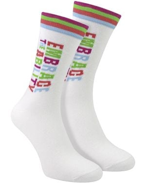 Sock Snob Mencap Novelty Cotton Socks - White