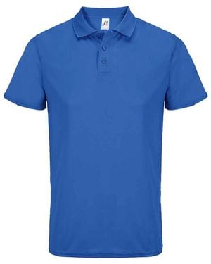 Sol's Adult Pitcher Recycled Polo Shirt (Royal) - Blue