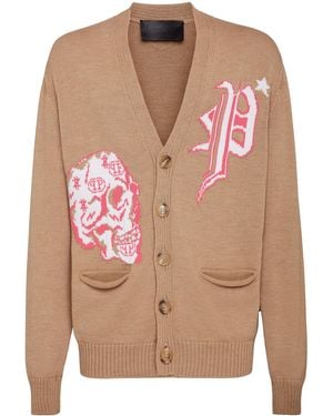 Philipp Plein Vest Skull - Roze