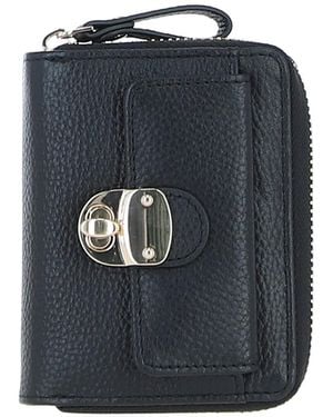 Ashwood Leather 'Sorellia' Real Purse - Blue