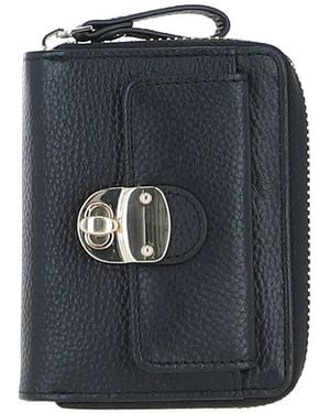 Ashwood Leather 'Sorellia' Real Purse - Blue