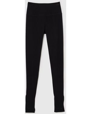 Lacoste Collapsible Stirrup Leggings - Black