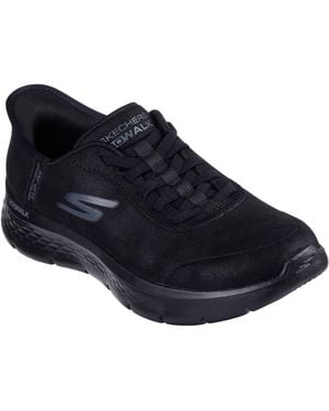 Skechers Go Walk Flex Mali Textile Trainers - Blue