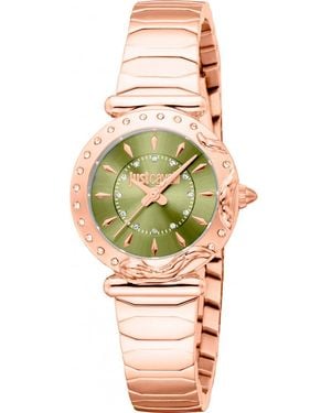 Just Cavalli Jc1L363M0055 Ladies Animalier Stella Snake Watch - Metallic