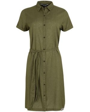 Regatta Ladies Rema Shirt Dress (Four Leaf Clover) - Green