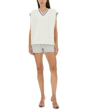 Alexander Wang V-Neck Vest - White