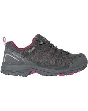 Trespass Ladies Scree Suede Technical Trainers (Castle) - Grey
