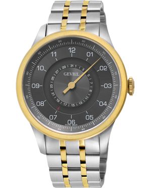 Gevril Jones St. 2104 Swiss Automatic Sellita Sw200 Watch - Grey