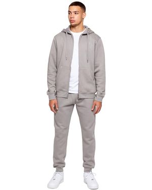 Kruze By Enzo Kruze | Trainingspak Met Rits Hoodie - Grijs