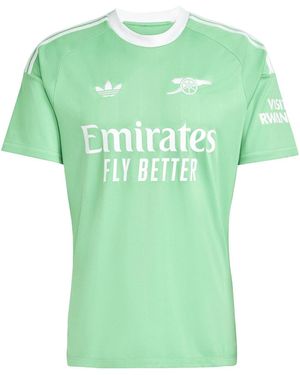 adidas Afc 3 Goalkeeper Wordmark Crew Neck Jersey - Green