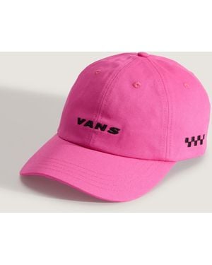 Vans Check Side Curved Bill Jockey Hat - Pink