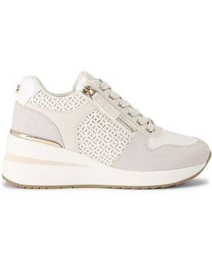 Carvela Kurt Geiger High Rise Trainers - White