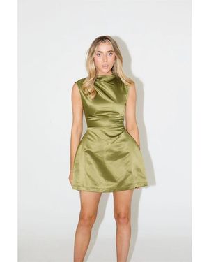 Odd Muse Om Tall The Ultimate Split Sleeve Mini Dress - Yellow
