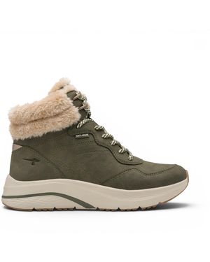 Tamaris Warm Winter Waterproof Lace-Up Ankle Boots - Grey
