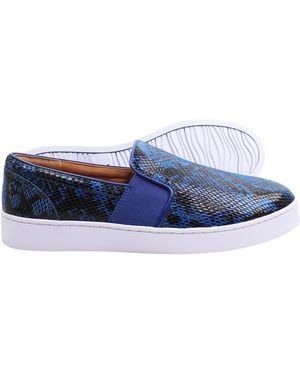 Vionic Demetra Snake Shoes - Blue