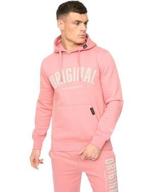 Crosshatch Kensby Hoodie - Pink