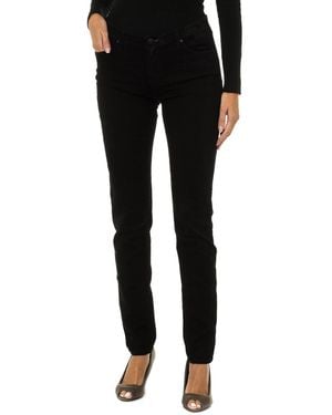 Armani Long Stretch Denim Trousers 6Y5J28-5D2Rz - Black