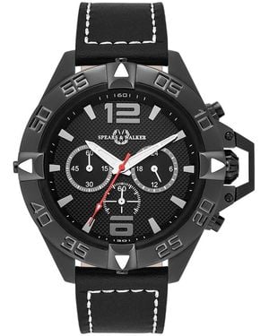 Spears & Walker Stainless Steel Watch 50,0Mm - Black