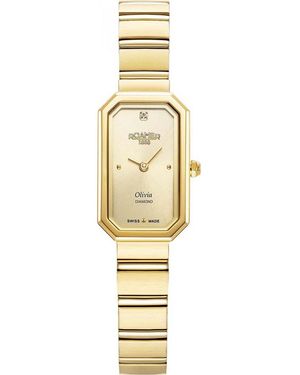 Roamer 627845-48-39-20 Ladies Olivia Diamond Watch - Metallic