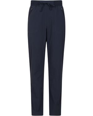 Mountain Warehouse 'Explorer' Short Trousers Sun Protection Quick Dry Breathable Trousers Polyamide - Blue