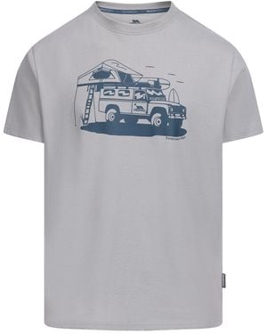 Trespass Wonderer Casual T-Shirt (Stone) - Grey