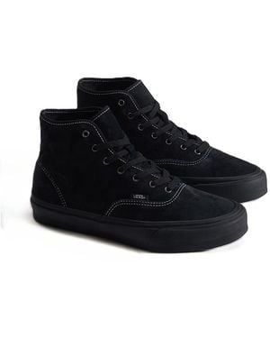 Vans Authentic Hi 2.0 Pig Suede Trainers - Black