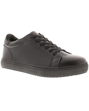 Platino School Shoes Trainers Court Shoes Drawn Lace Up - Brown