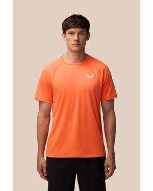 Castore Adapt Training T-Shirt Activewear T-Shirts - Orange