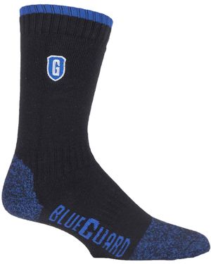 blueguard Ladies Heavy Duty Work Socks For Steel Toe Boots - Blue