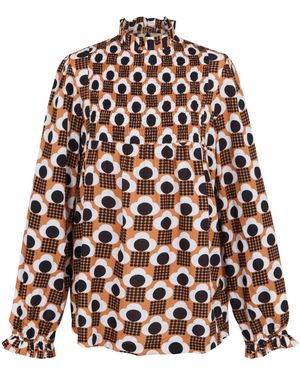 Regatta Orla Kiely Regenwolk Winter Blouse (tan) - Bruin