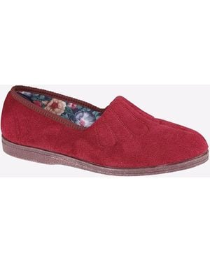 Sleeper Zara Slippers Wide Fit - Red