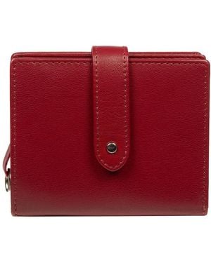 NiNa Amora 'Marcela' Leather Purse - Red