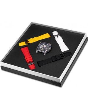 Police Pewgo0052402-Set Clout Watch And Straps Gift Set - Multicolour