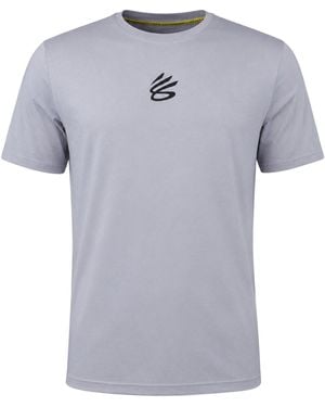Under Armour Curry Logo T-Shirt - Grey