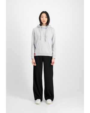 Alpha Industries New Basic Glitter Hoodie - Wit