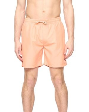 Crosshatch Wabasso Swim Shorts - Pink