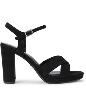 Carvela Kurt Geiger Suedette Nica Platform Sandals - Black