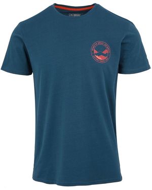 Regatta Breezed V Mountain Back Print T-Shirt (Moonlight Denim) - Blue