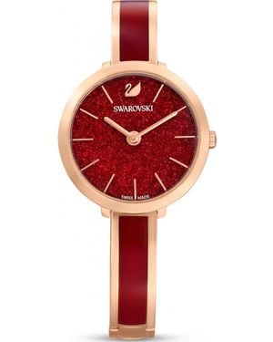 Swarovski 5647455 Ladies Crystalline Watch - Red