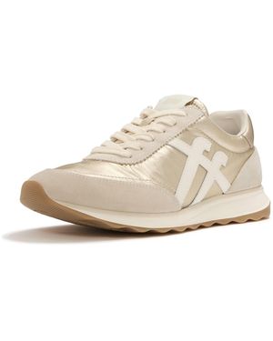 Fitflop Retro-Q Ff Nylon Platino Trainers - White